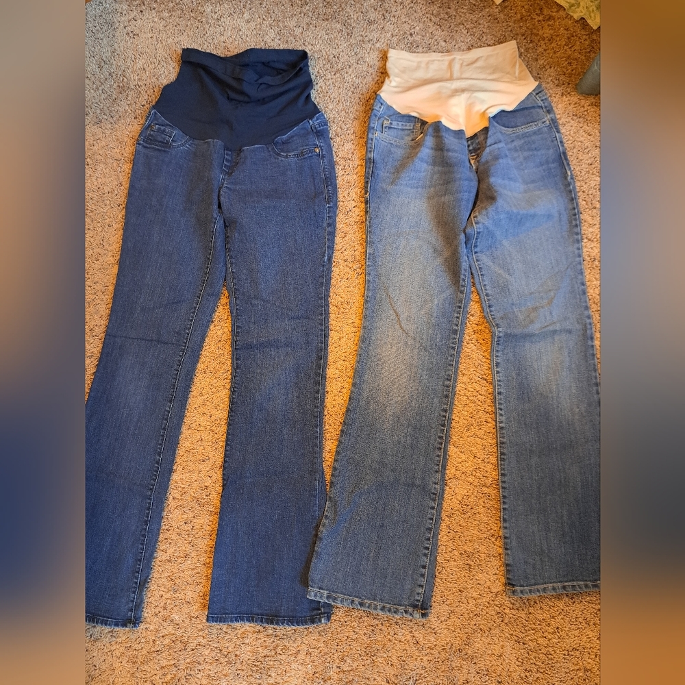 Bootcut Maternity Jeans Lot of 2